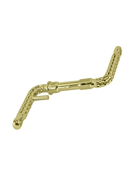 Lowrider Quad Twisted One/Piece Crank 4 1/2" (115mm) Gold.